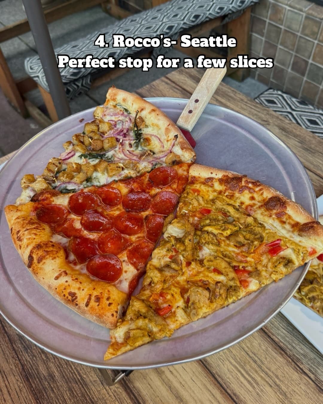 Pizza from Rocco’s in Seattle Food Diva’s summer roundup