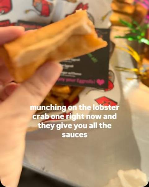 Dynamite Eggrolls, from South Dallas Foodie’s Instagram coverage